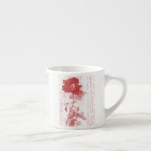Tasse Expresso Rose rouge (Droite)