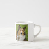 Tasse Expresso Rough Collie, chien (Droite)