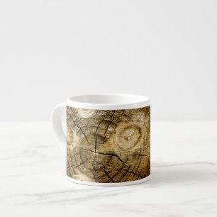Tasse Expresso Rouleau de journal rustique