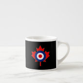 Tasse Expresso Rounde canadienne de la feuille d'érable Mod CANAD (Droite)