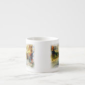 Tasse Expresso Rues de vieille aquarelle de Prague (Devant)