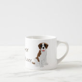 Tasse Expresso Saint Bernard Design personnalisé (Droite)
