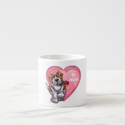 Tasse Expresso Saint-Bernard Valentin (Devant)