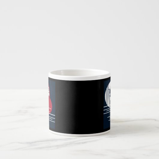 Tasse Expresso Saint Patrick, abstraction (Devant)
