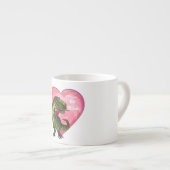 Tasse Expresso Saint Valentin Tyrannosaurus (Devant droit)