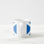 Tasse Expresso Saltire ~ Drapeau de l'Ecosse (Dos)