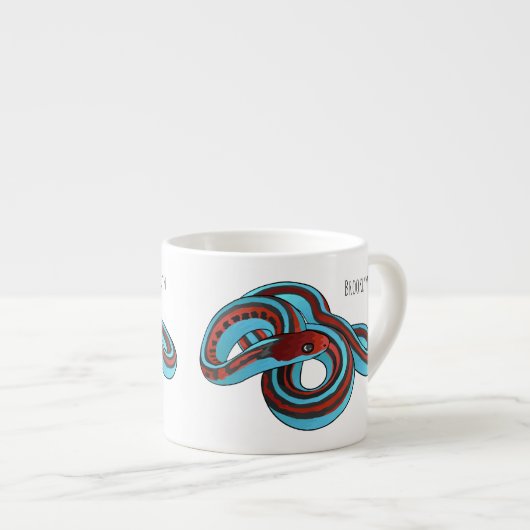 Tasse Expresso San Francisco garter snake (Devant droit)