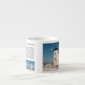 Tasse Expresso Sand Point Lighthouse histoire espresso mule (Devant)