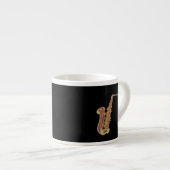 Tasse Expresso Saxophone (Devant droit)
