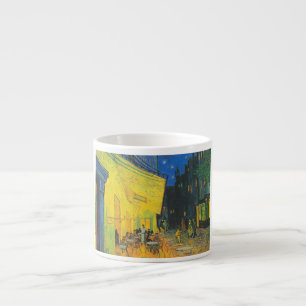 Tasse Expresso Scène de rue française du café-terrasse de Van Gog