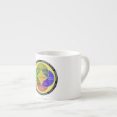 Tasse Expresso Schéma du cercle de la mécanique (Devant droit)