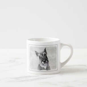 Tasse Expresso Schnauzer (Giant) Peinture - Chien Art