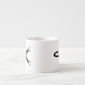 Tasse Expresso Scorpio noir Scorpion étoile (Devant)