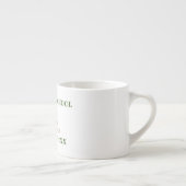 Tasse Expresso Script de célébration de fin d'études secondaires (Droite)