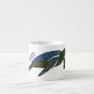 Tasse Expresso Sea turtle cartoon