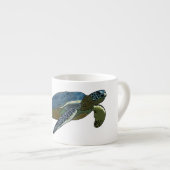 Tasse Expresso Sea turtle cartoon (Devant droit)