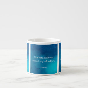 Tasse Expresso Seneca : Concentrons-nous sur l'avenir, ne tombez