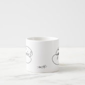 Tasse Expresso sentir GRATITUDE - Nuage gras (Devant)