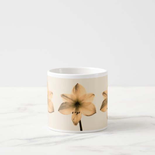 Tasse Expresso sépia amaryllis (Devant)