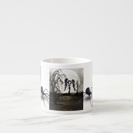 Tasse Expresso Sepia Goth Girl (Devant)