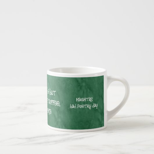 Tasse Expresso Shakespeare vert de forêt (Droite)