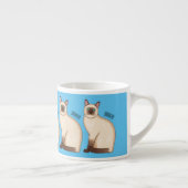 Tasse Expresso Siamese cat cartoon (Droite)