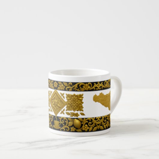 Tasse Expresso Sicilian Pattern Espresso cup (Devant droit)