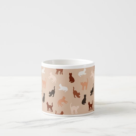 Tasse Expresso Silhouette de chat (Devant)