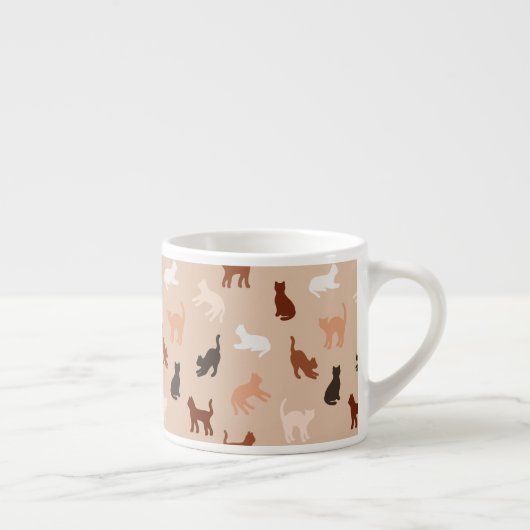 Tasse Expresso Silhouette de chat (Droite)