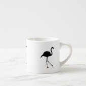 Tasse Expresso Silhouette de Flamant rose (Droite)