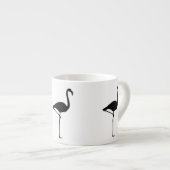 Tasse Expresso Silhouette de Flamant rose (Devant droit)