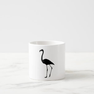 Tasse Expresso Silhouette de Flamant rose
