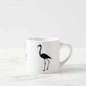 Tasse Expresso Silhouette de Flamant rose (Droite)