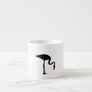 Tasse Expresso Silhouette de Flamant rose