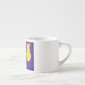 Tasse Expresso Silhouette de lapin de Pâques (Droite)