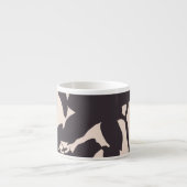 Tasse Expresso Silhouette Lily noire (Devant)