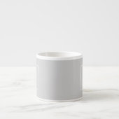 Tasse Expresso Simple Light Grey monogram (Devant)