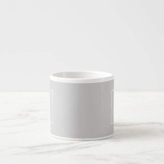 Tasse Expresso Simple Light Grey monogram (Devant)