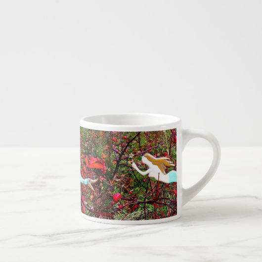 Tasse Expresso sirène à cheveux dorés (Droite)