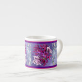 Tasse Expresso Sirène de mer violette (Devant droit)