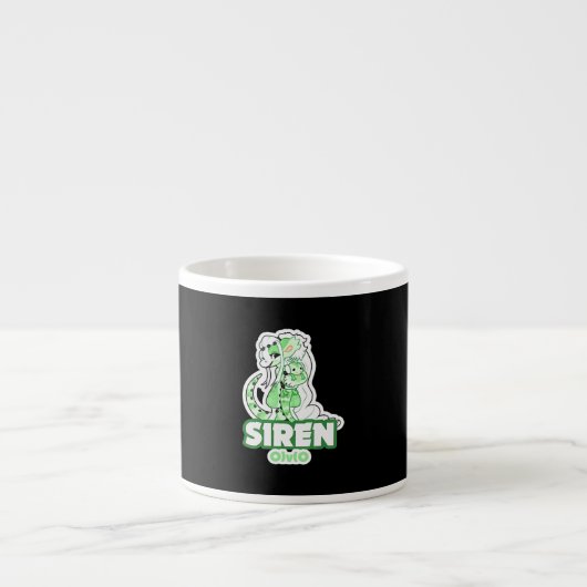 Tasse Expresso Sirène d'Iguana (Devant)