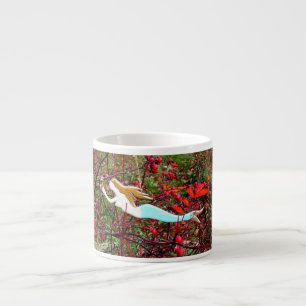 Tasse Expresso sirène d'or de cheveux