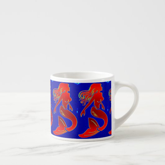 Tasse Expresso sirènes rouges (Droite)