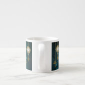 Tasse Expresso Skeleton Keys on Green Background (Dos)