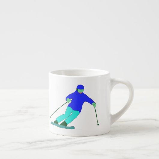 Tasse Expresso Ski de neige (Droite)