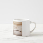 Tasse Expresso SlipperyJoe cheminée homme musclé six pack abs (Droite)