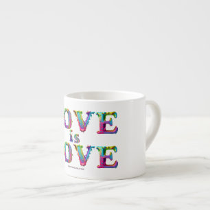 Tasse Expresso SlipperyJoe l'amour est amour dégoulinant fondu dy