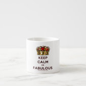 Tasse Expresso SlipperyJoe's garder calme fabuleux couronne spect (Devant)