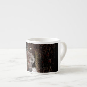 Tasse Expresso SlipperyJoe's Halloween transparent homme fantomat