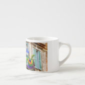 Tasse Expresso SlipperyJoe's Mardi Gras masques perles décoration (Droite)